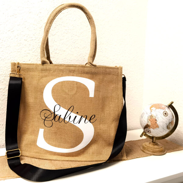 Große Jutetasche
