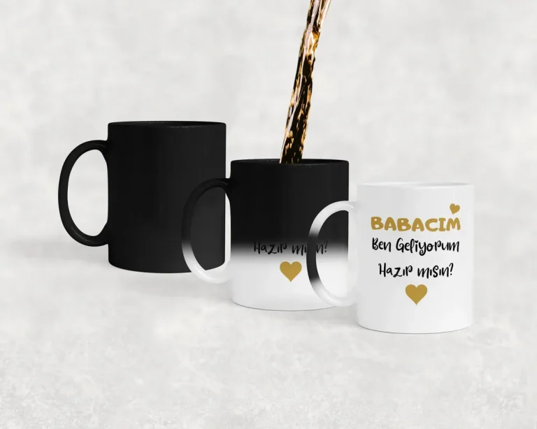 Zaubertasse "Babacım Ben Geliyorum"