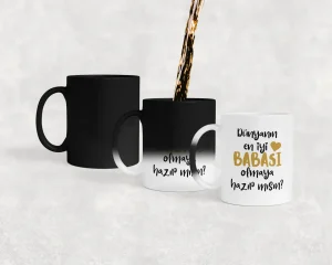 Zaubertasse "Dünyanin en iyi Babasi olmaya hazir misin?"