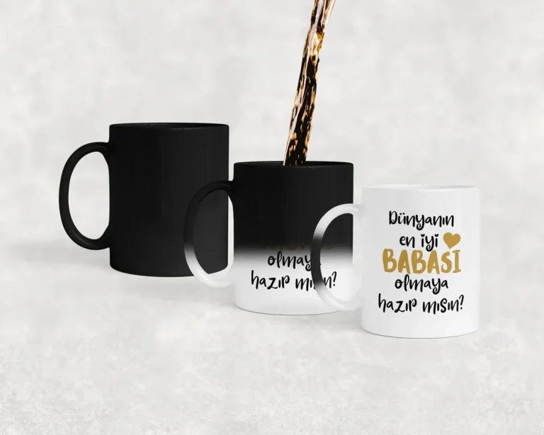 Zaubertasse "Dünyanin en iyi Babasi olmaya hazir misin?"