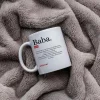 Personalisierte Lugat Keramiktasse „Baba“ – Osmanisch & Türkisch