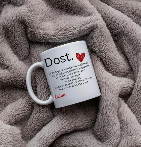 Personalisierte Keramiktasse „Dost“