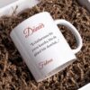 Personalisierte Keramiktasse „Dünür“