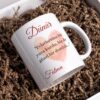 Personalisierte Keramiktasse „Dünür“ mit Herz