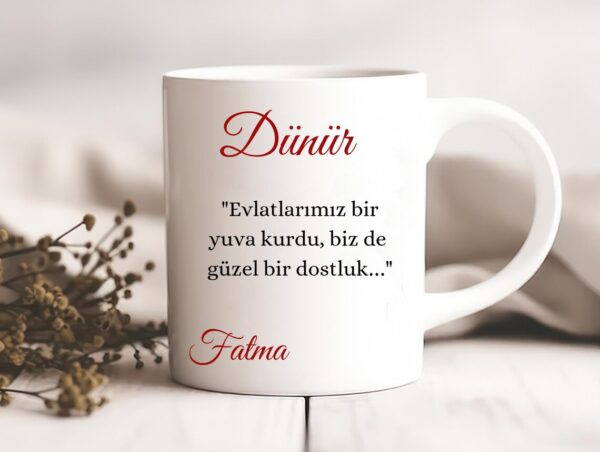 Personalisierte Keramiktasse „Dünür“