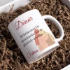 Personalisierte Keramiktasse „Dünür“ mit Hijabi