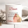 Personalisierte Keramiktasse „Dünür“ mit Hijabi