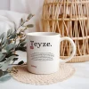 Personalisierte Lugat Keramiktasse „Teyze“ – Osmanisch & Türkisch