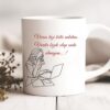 Keramiktasse „Varsa Bizi Kötüleyen, Vardır Bizde Olup Onda Olmayan“