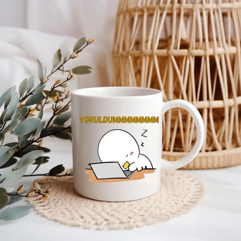 Keramiktasse „Yoruldum“