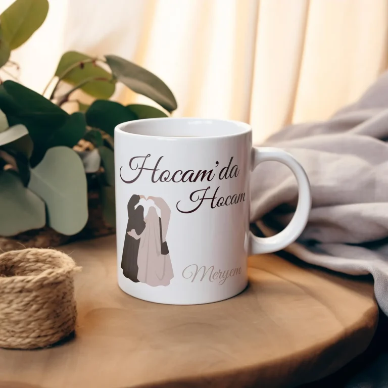 Personalisierte Keramiktasse „Hocam´da Hocam“