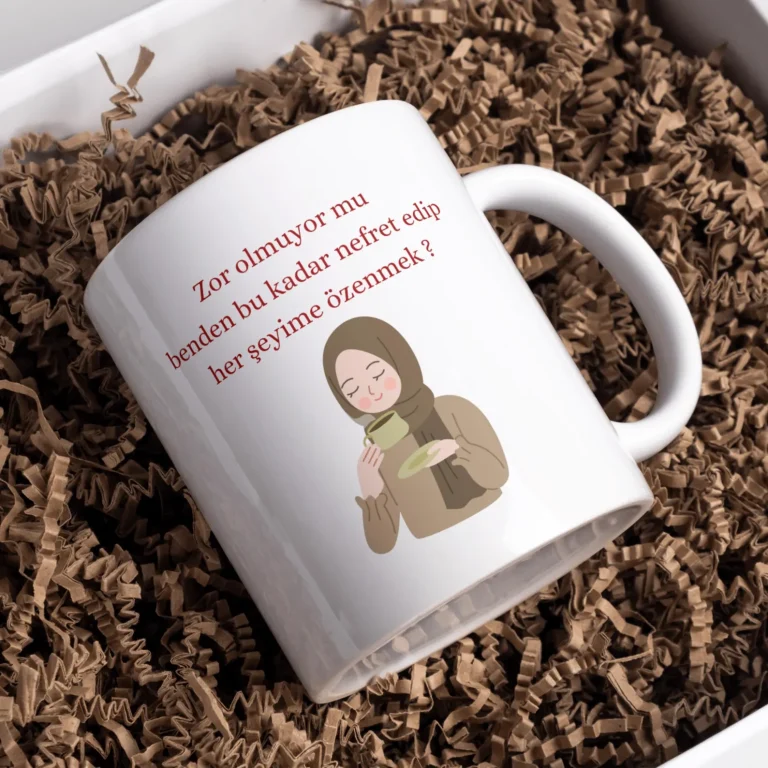 Keramiktasse „Zor olmuyor mu..?“ -Hijabi