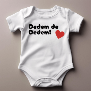 100% Baumwolle (13) Babybody Türkisch – „Dedem de Dedem“