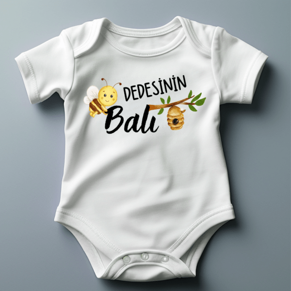 100% Baumwolle (6) Babybody Türkisch – „Dedesinin Bali“